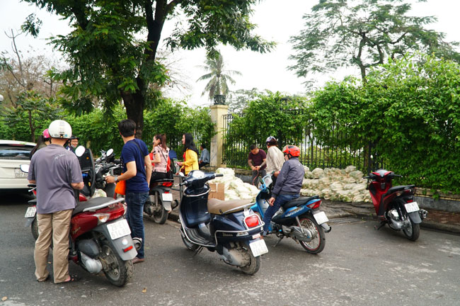 Video: Dân Thủ đô đánh ô tô, SH đi... giải cứu củ cải